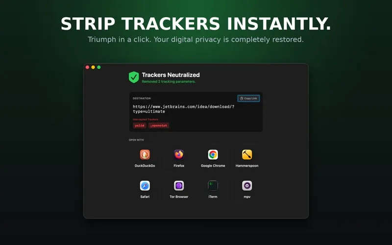 Strip Trackers 智能剥离追踪参数